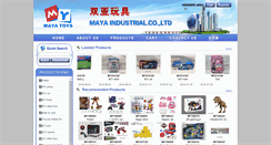 Desktop Screenshot of mayatoys.com